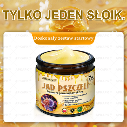 ✨ΑPΚΑPK® Jad Pszczoły Kompleksowy Krem✨pomaga w leczeniu problemów skórnych, takich jak: zmarszczki, blizny, plamy pigmentacyjne, rozstępy, trądzik, łuszczyca, egzema, zmiany skórne, podrażnienia, stany zapalne i inne problemy skórne🫏